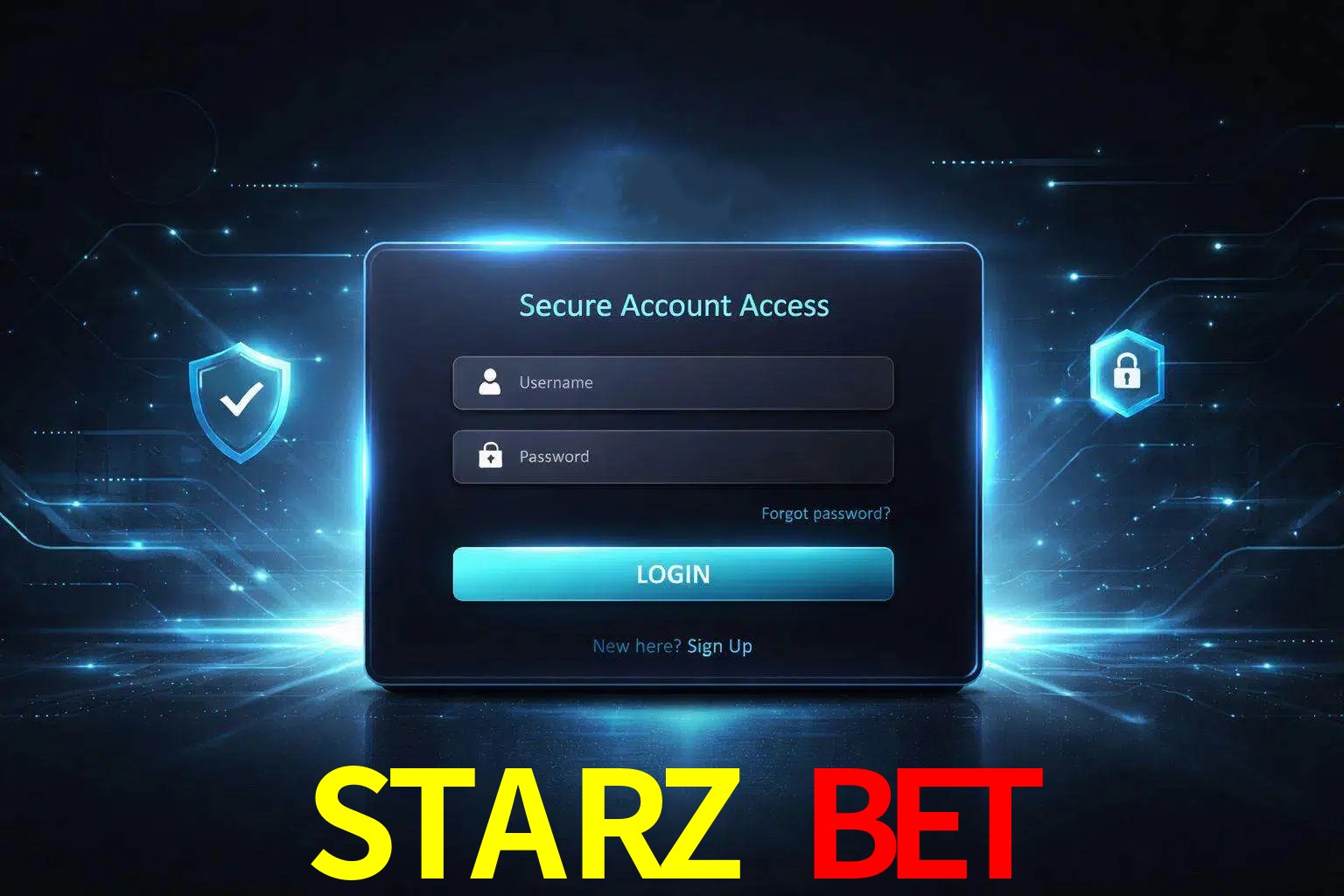 Pantalla de inicio de sesión de cuenta STARZ BET para usuarios en México